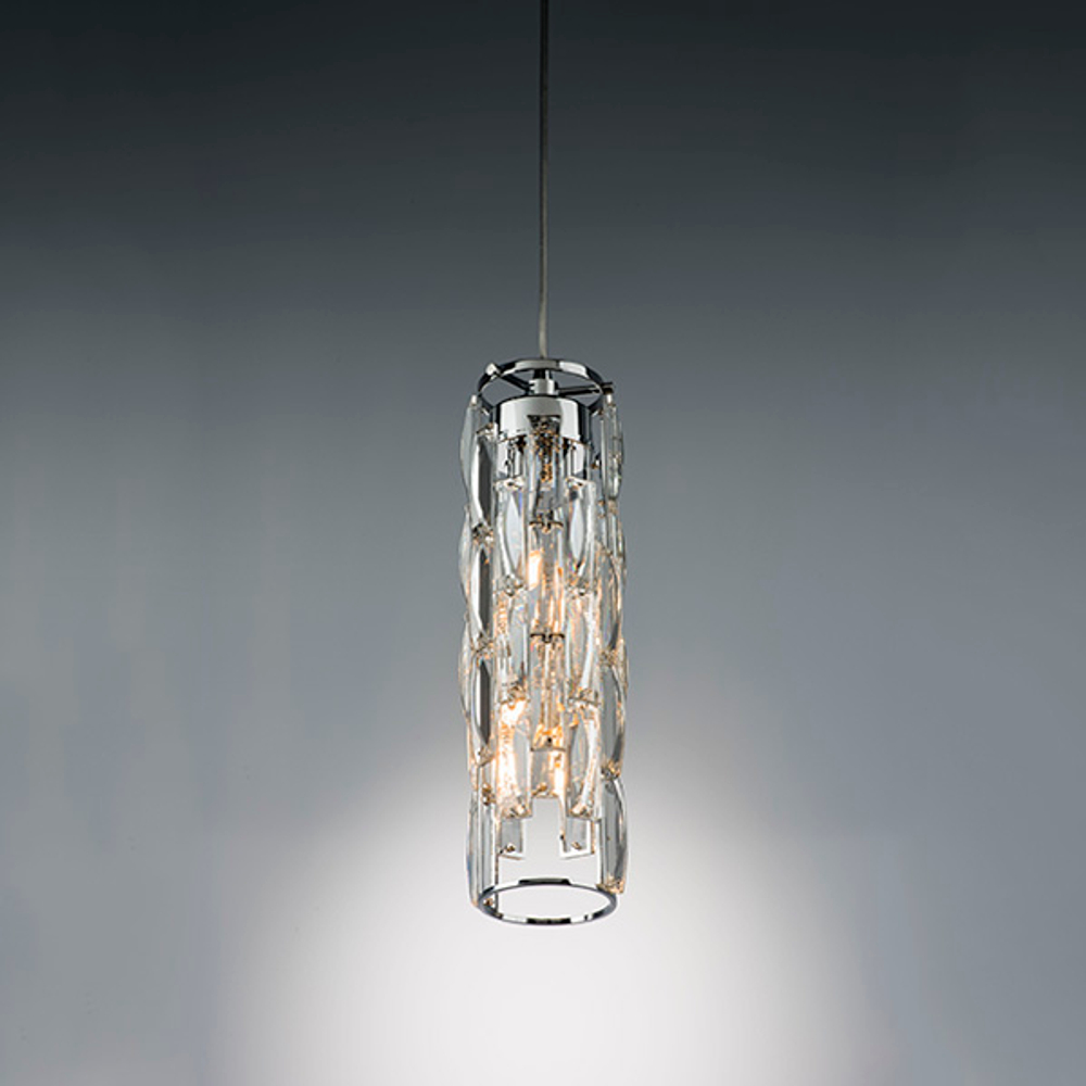 722030 Люстра LIMPIO 4х6W(led) G9 ХРОМ/ПРОЗРАЧНЫЙ