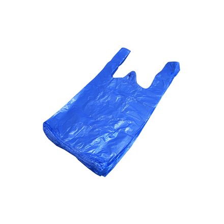 Пакет майка 25+12х45 (А2) синий 200/5000