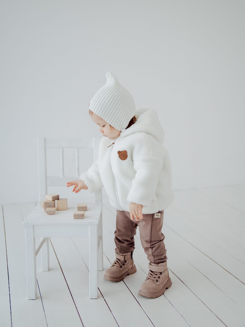 Куртка меховая "Молоко" 0+