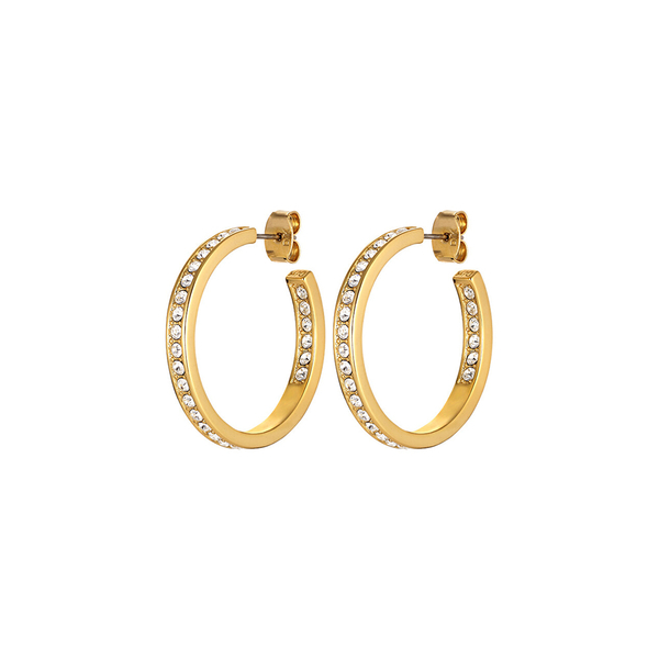 Серьги Dyrberg Kern JUSTINA SG CRYSTAL 420136 BW/G