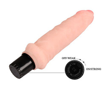 Вибратор 15,5см телесного цвета Bior Toys Erowoman-Eroman Realistic Cock Vibe EE-10056