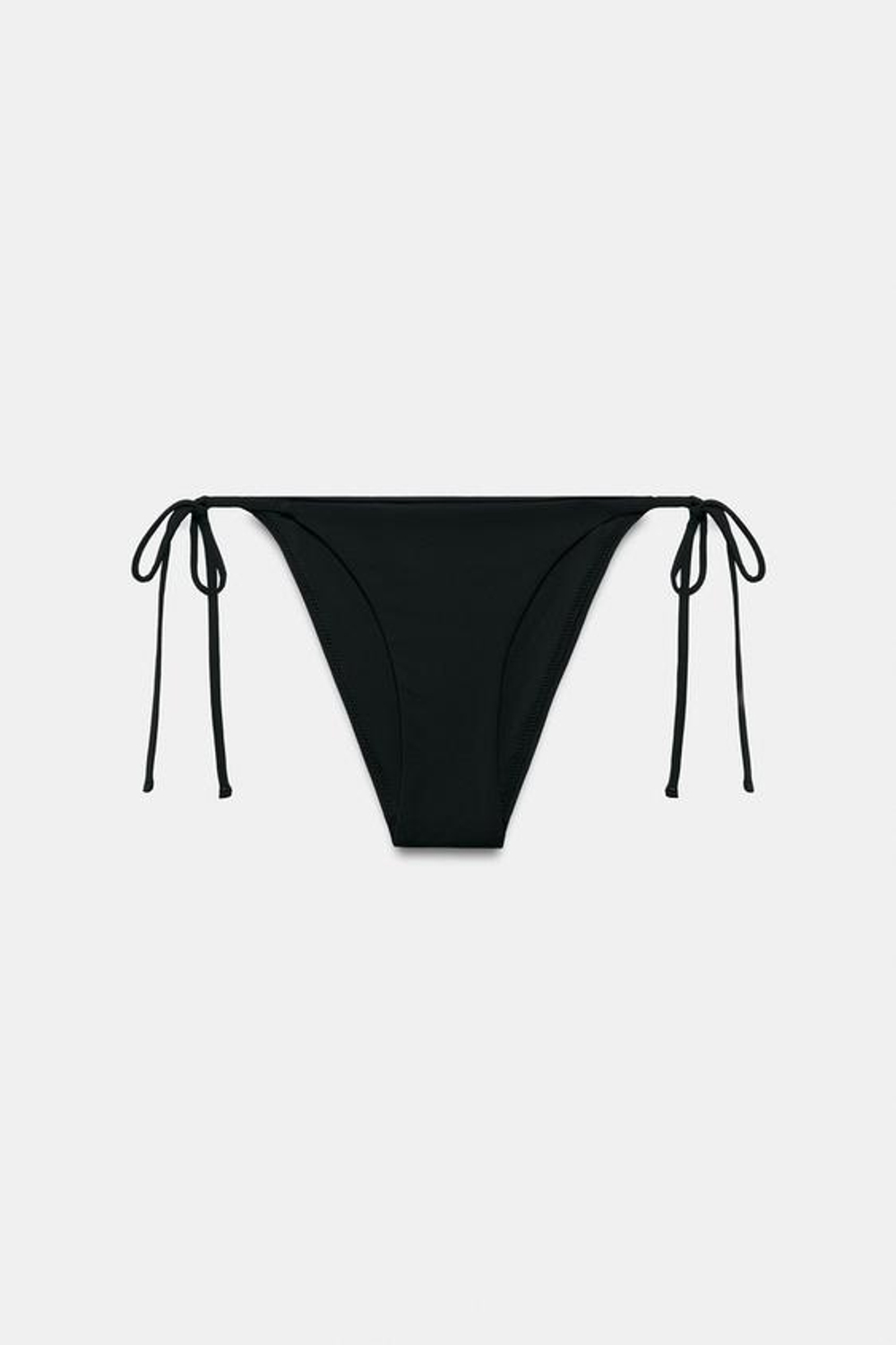 ZARA ПЛАВКИ-БИКИНИ НА ЗАВЯЗКАХ, ЧЕРНЫЙ