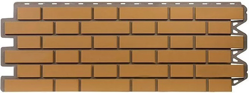 Панель цоколь Клинкерный кирпич бежевый Альта Профиль