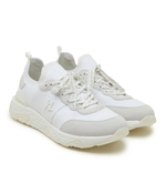 Кожаные кроссовки blaze monogram kc knit mix Karl Lagerfeld - белый(KL52440)