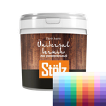 Universal Vernik - полуматовый лак на водной основе, экологичная защита для вашего дома Stolz (Турция)