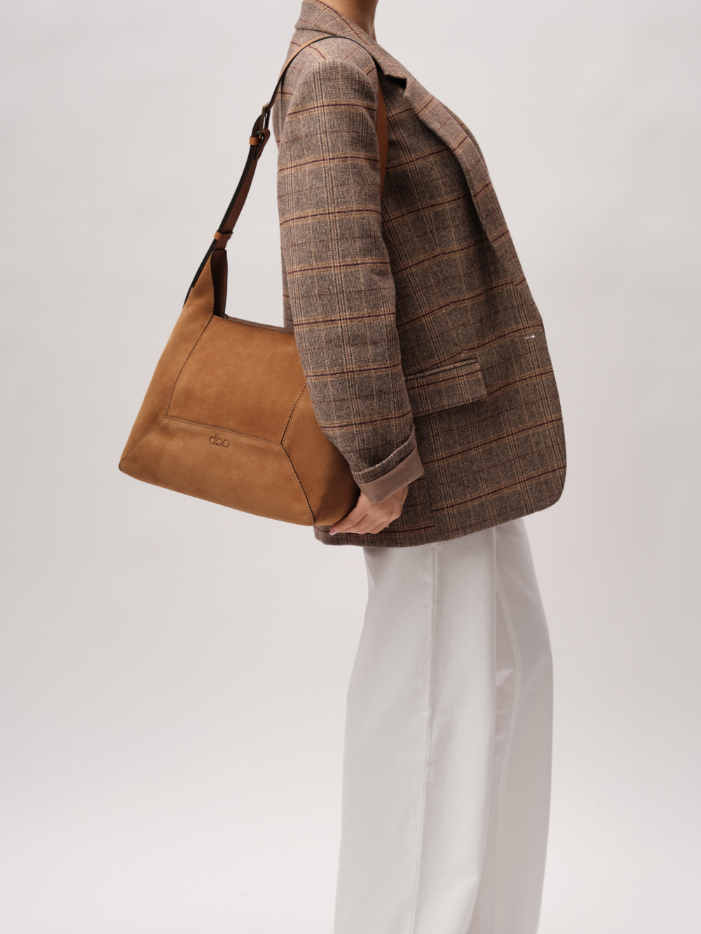 Замшевая сумка Mosaic DBR 31376 светло-коричневый