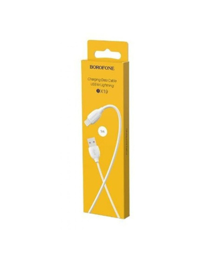 Кабель USB - Lightning 1м Borofone BX19 Benefit - Белый