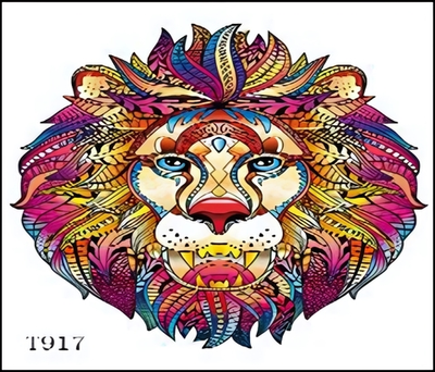 Пазл деревянный фигурный "Лев" МС-5579-7 (Basir)