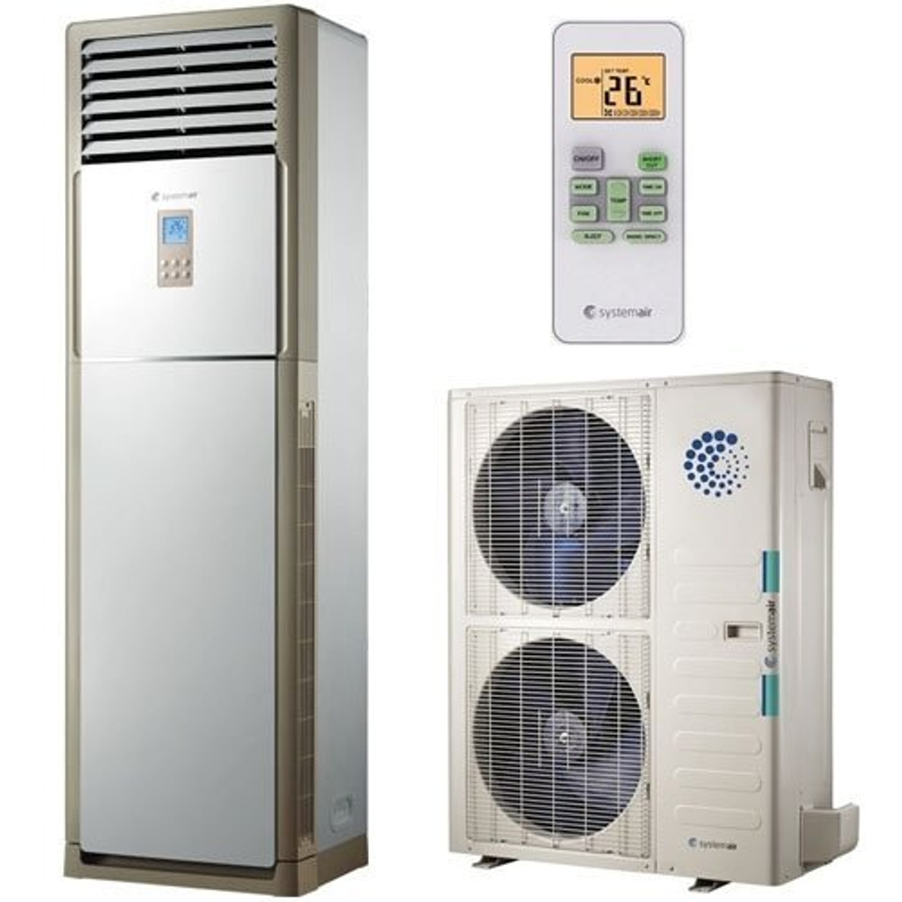 Сплит-система кондиционер колонный Systemair FLOOR 60 HP R на 170 м²