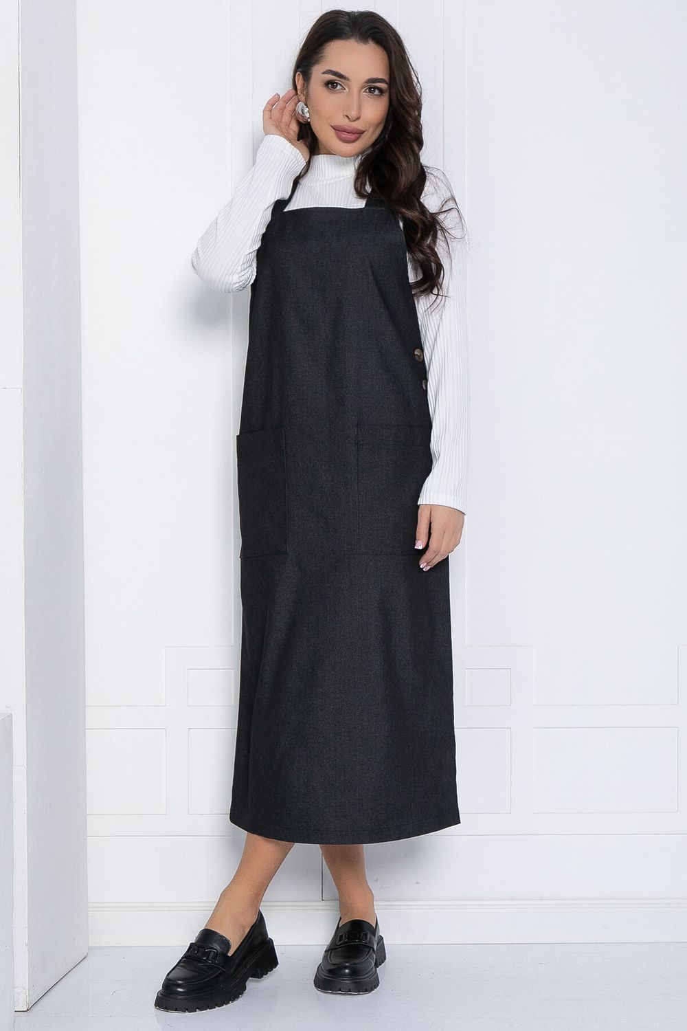 Сарафан Айлин (черный) П12438-2 LT Collection