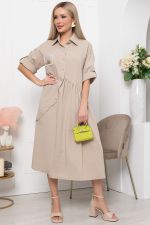 Платье "Индира" (беж) НЬЮ П5940 LT Collection (Акция)