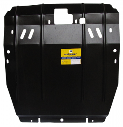 Усиленная защита Motodor картера Двигателя, КПП. 2 мм, Сталь. для Hyundai Santa Fe II 2006-2009, Hyundai Santa Fe II 2011-2012, Hyundai Santa Fe II 2009-2011 арт.00917