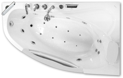 Акриловая ванна Gemy 171x99 G9046 II O R с гидромассажем