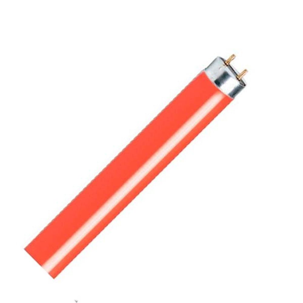 Лампа люминесцентная 36W R26 G13 - цвет Красный