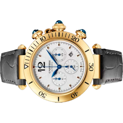 CARTIER PASHA DE Automatic Mechanical Movement 100m Water Resistance Men"s Watches Watch 41mm White Dial