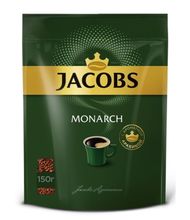 Кофе &quot;Jacobs Monarch&quot; растворимый 150г. пакет - купить с доставкой по Москве и области