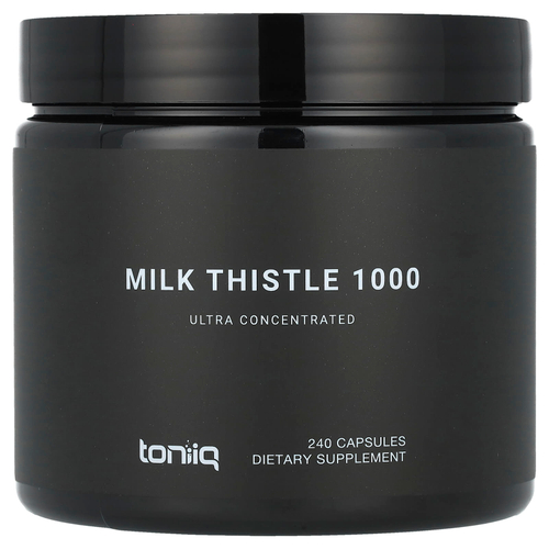 Toniiq, Расторопша 1000, 240 капсул (500 мг на капсулу)