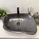 Раковина из речного камня RS-63607 (70*48*16) 0124
