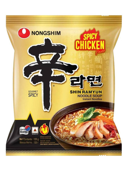 Лапша Nongshim Shin острая Курица Шин Рамен 120 г