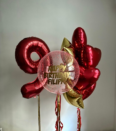 Набор для Ребёнка 18 красно-золотой