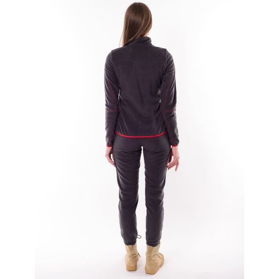 Костюм "Рич" жен (т.серый/красн)