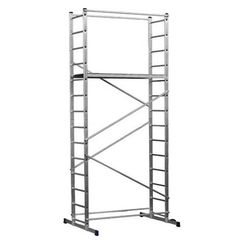 Вышка-тура алюминиевая Алюмет 2х8 ступеней (ВТ81608020)