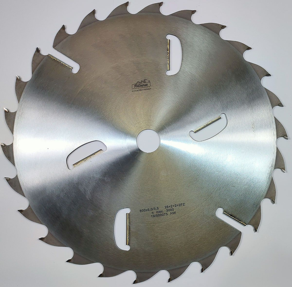 Пила дисковая TCT "Pilana" 600x5.0/3.5x50 z26+6 94.1 FZ