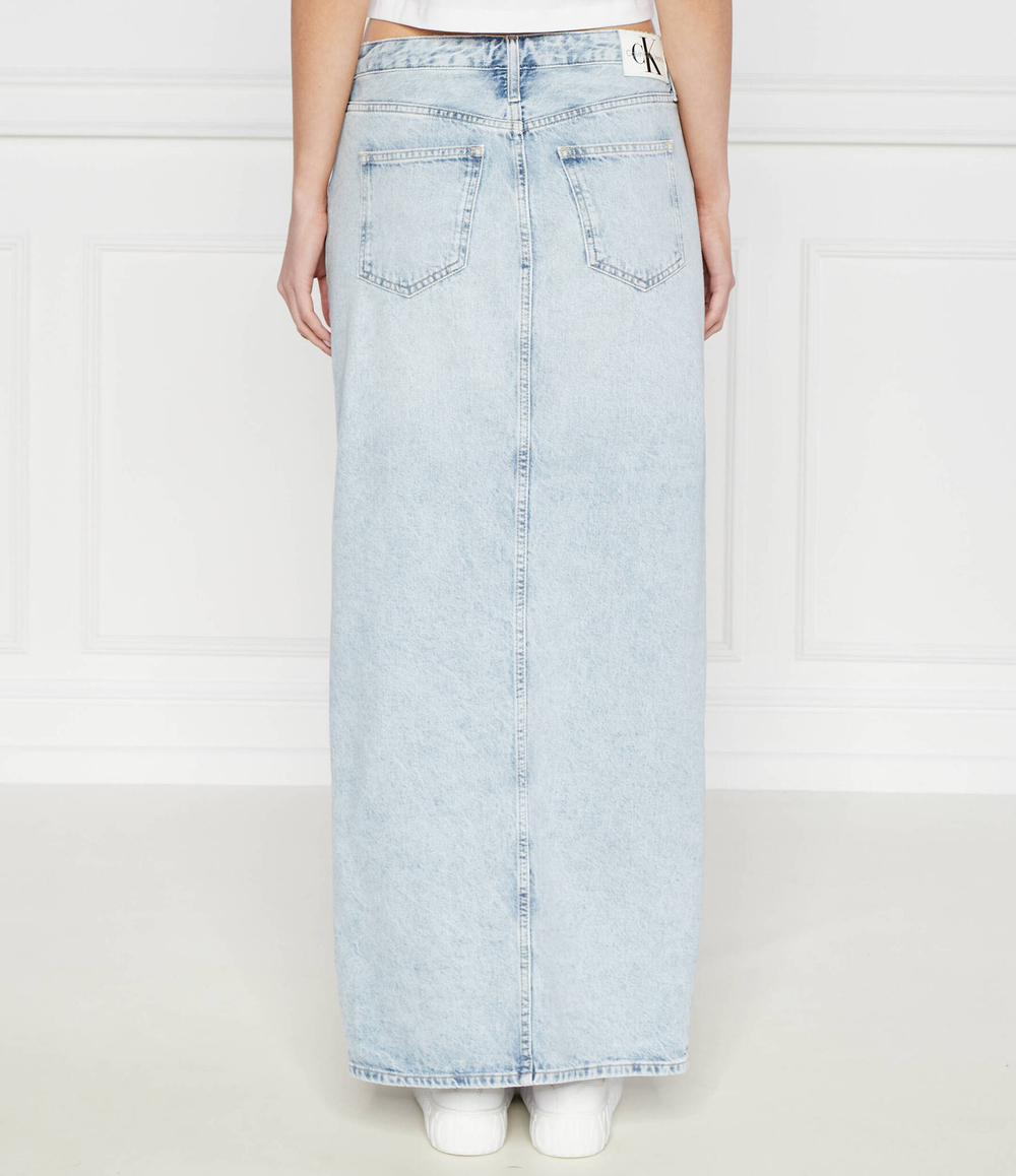 Джинсовая юбка CALVIN KLEIN JEANS - голубой(J20J222814)