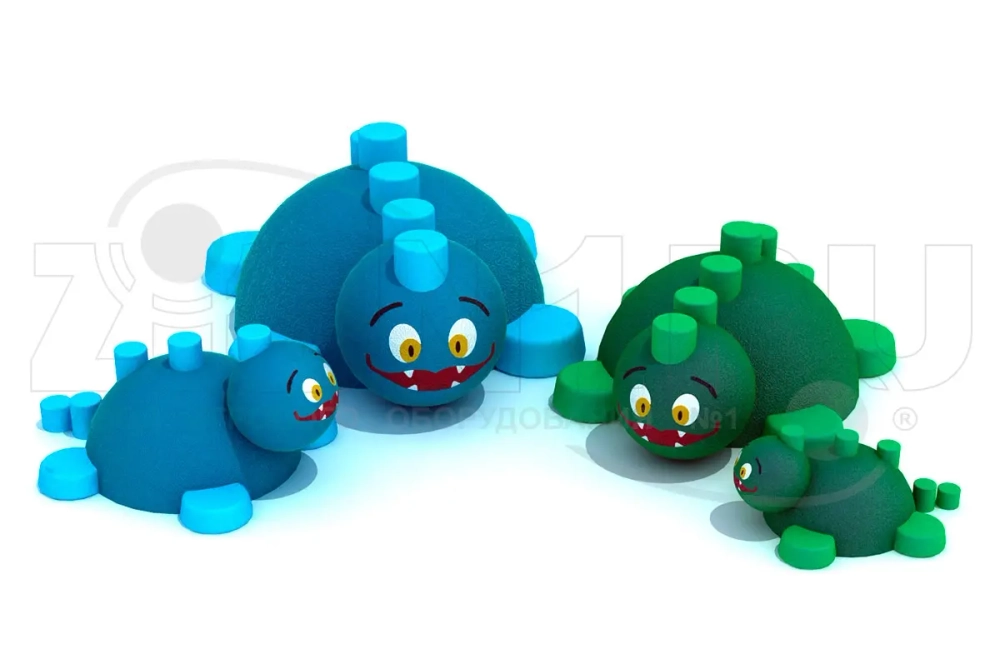 Фигура из резиновой крошки Рептилия