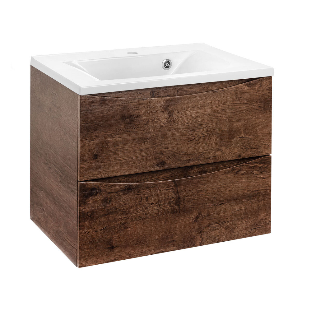 База под раковину Mia 650 подвесная, 2 выкатных ящика soft close, R.Wood, , шт
