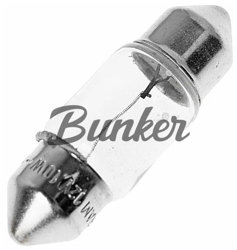 Галогеновая лампа Osram C10W 31mm,12V