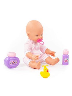 Кукла пупс Весёлый 35 см с аксессуарами в коробке (78360)