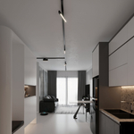 Трековый светодиодный светильник Garda Черный 20W 4200K (85018/01)