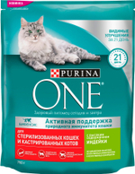Сухой корм Purina ONE для взрослых кошек курица 9,75 кг