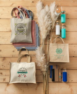 Сумка-тоут Varai для покупок из холщового хлопка и джута (плотность 320 г/м²)