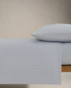 Простыня на резинке Zara Home, хлопок 100%, в полоску, 2603/900