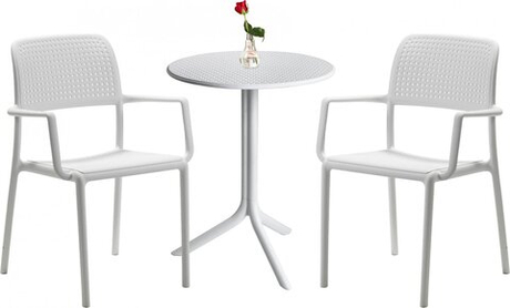 Комплект пластиковой мебели Nardi Step Bora, белый