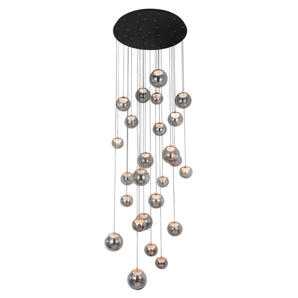 Подвесная светодиодная люстра Modelux ML.2338.25 BK