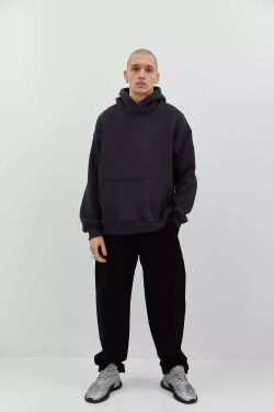 Худи Base Minimal Темно-серый