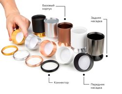 Ambrella Насадка передняя для корпуса светильника с диаметром отверстия D60mm MR16 Насадки 60mm N6103