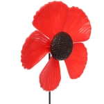 Фигура на спице «Летний цветок» 60 см (фигура 12 см) для отпугивания птиц, микс