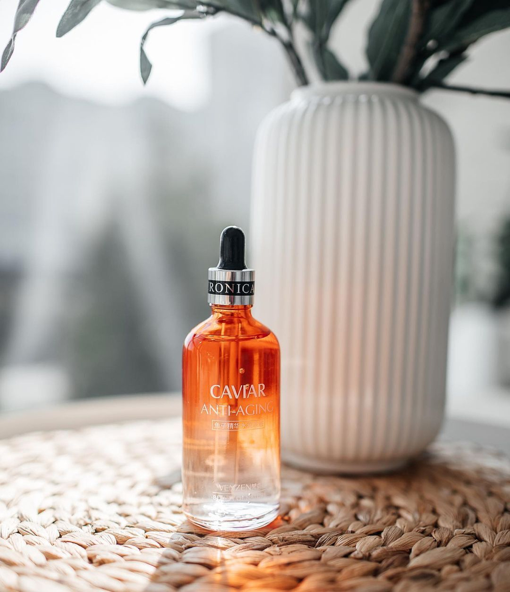 Антивозрастная сыворотка с экстрактом чёрной икры, 100мл
