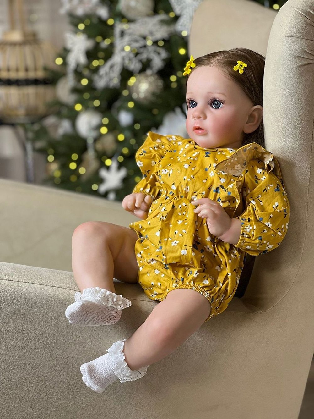 Кукла Реборн мягконабивная 60см в пакете (FA-507)