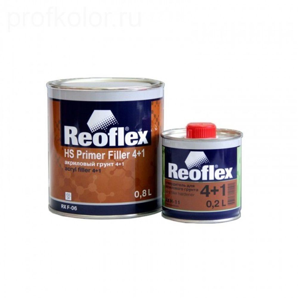 Reoflex акриловый автомобильный грунт 4+1