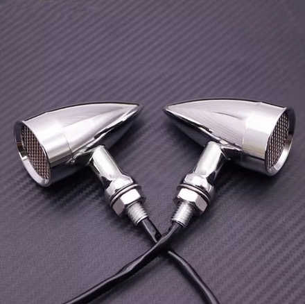 поворотники универсальные XR-3030 хром с сеткой