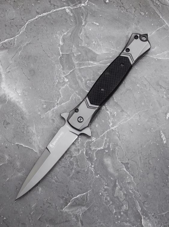 Тактический складной нож флиппер Browning Черный