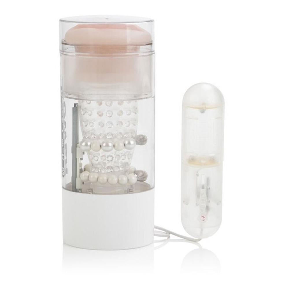 Автоматический мастурбатор с реалистичной насадкой Optimum Power (Цвет: прозрачный, телесный, белый)