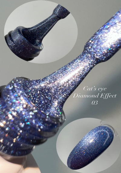 Гель-лак FOR YOU Cat's eye DIAMOND № 03