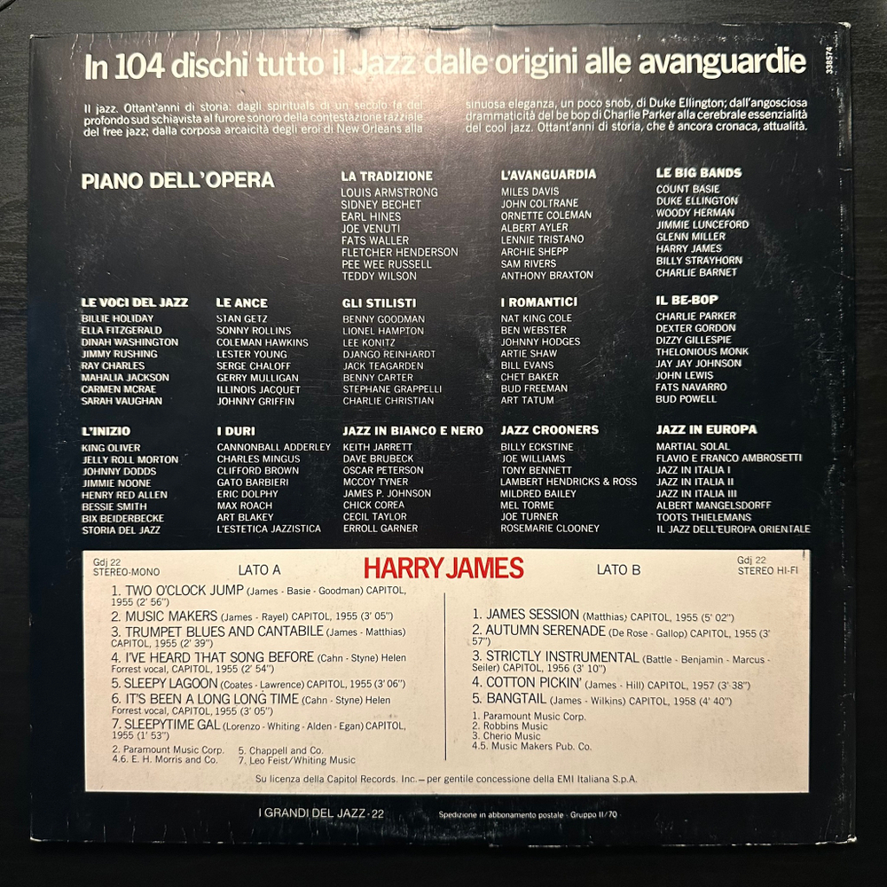 Harry James - Harry James (Италия 1979г.)
