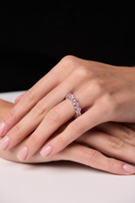 Кольцо дорожка Sparkle Purple